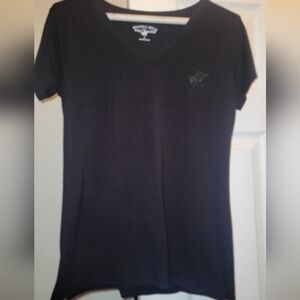 Elegant Black V-Neck Tee